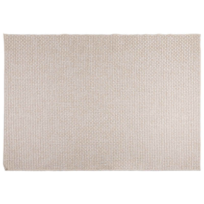 Områdetæpper Rektangulær FARO Creme 170 x 120 cm Polyester