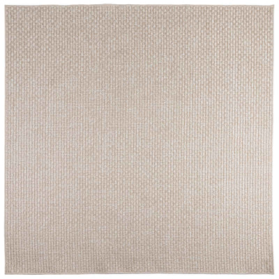 Områdetæpper Firkantet FARO Creme 240 x 240 cm Polyester