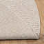 Områdetæpper Rund FARO Creme Ø 200 CM Polyester