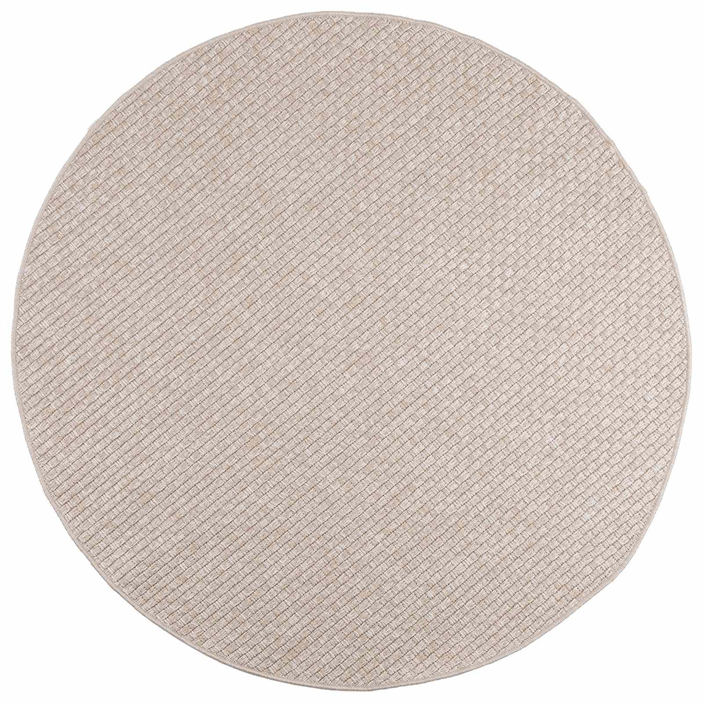 Områdetæpper Rund FARO Creme Ø 200 CM Polyester