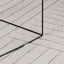 Områdetæpper Rektangulær PALMERAS Creme 340 x 240 cm Polyester