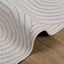 Områdetæpper Firkantet PALMERAS Creme 200 x 200 cm Polyester
