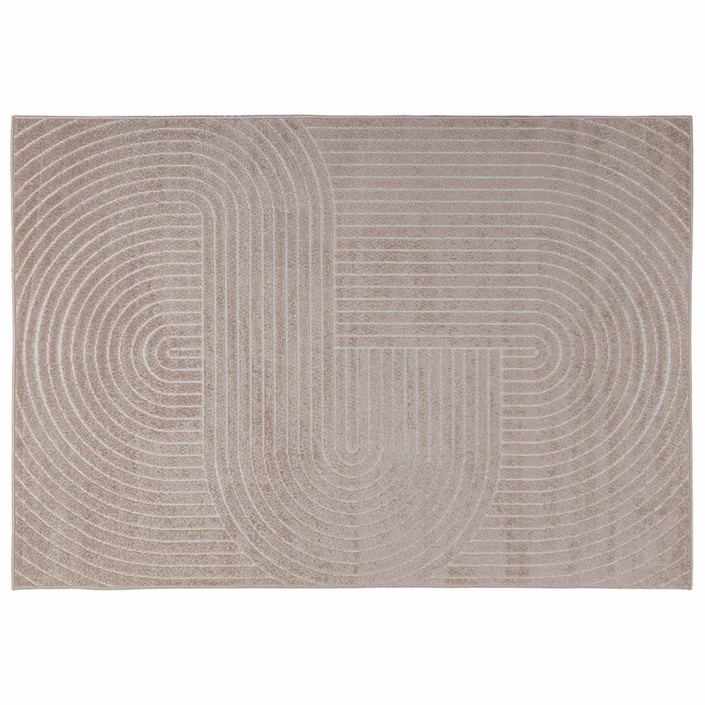 Områdetæpper Rektangulær PALMERAS Beige 230 x 160 cm Polyester