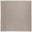 Indendørs og udendørs tæppe PALMERAS Beige 120 x 120 cm