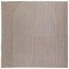 Områdetæpper Firkantet PALMERAS Beige 240 x 240 cm Polyester