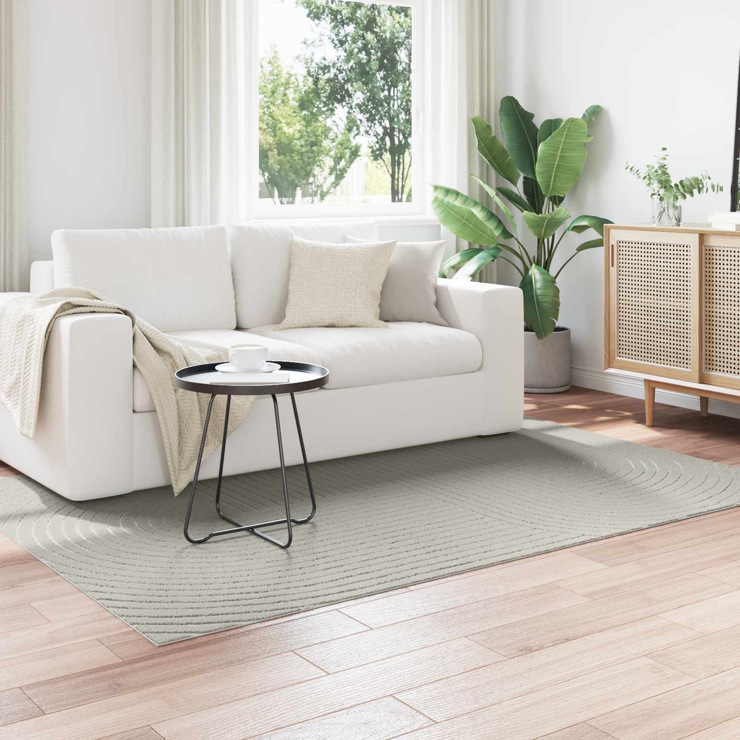 Områdetæpper Rektangulær PALMERAS Grøn 160 x 230 cm Polyester