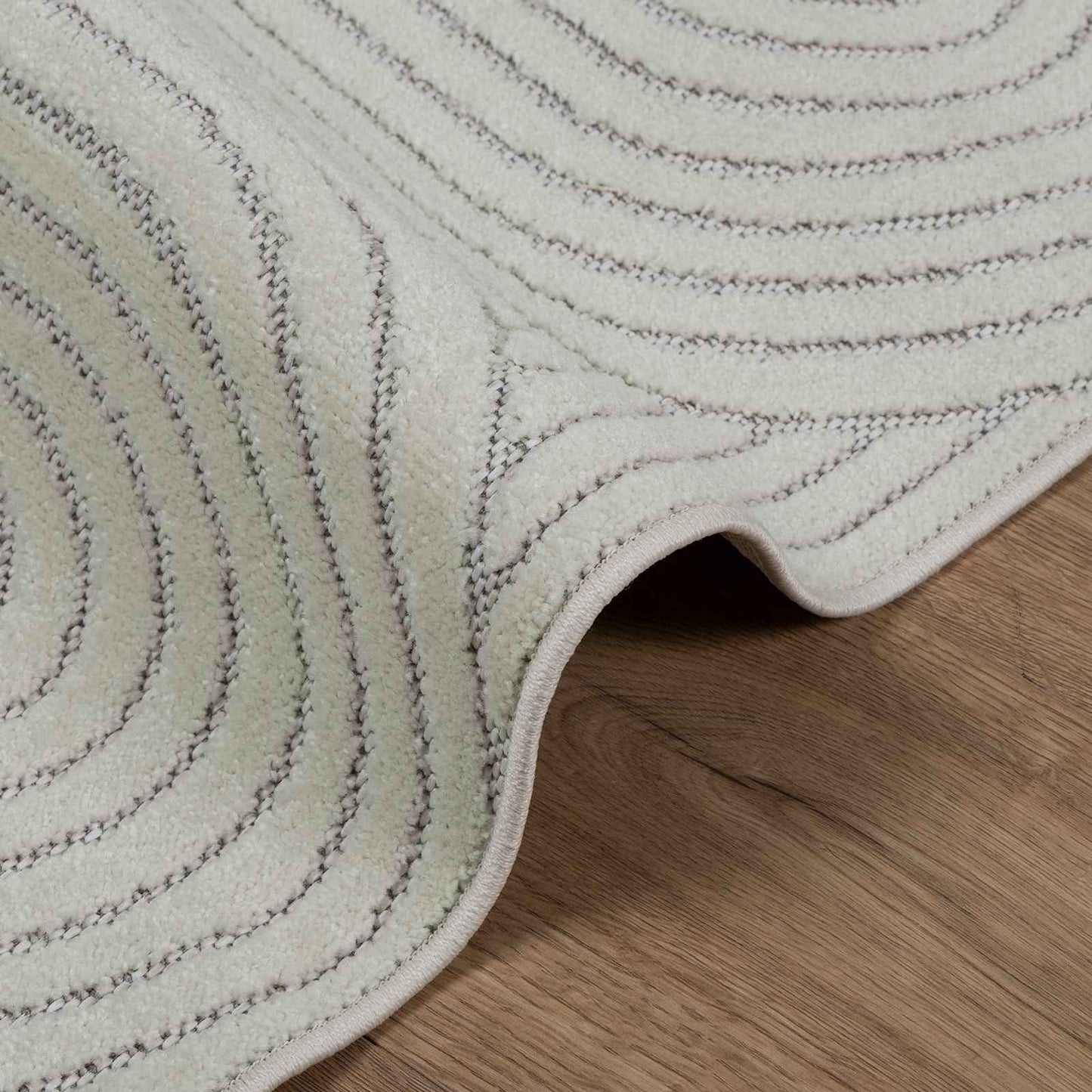 Områdetæpper Rektangulær PALMERAS Grøn 200 x 280 cm Polyester