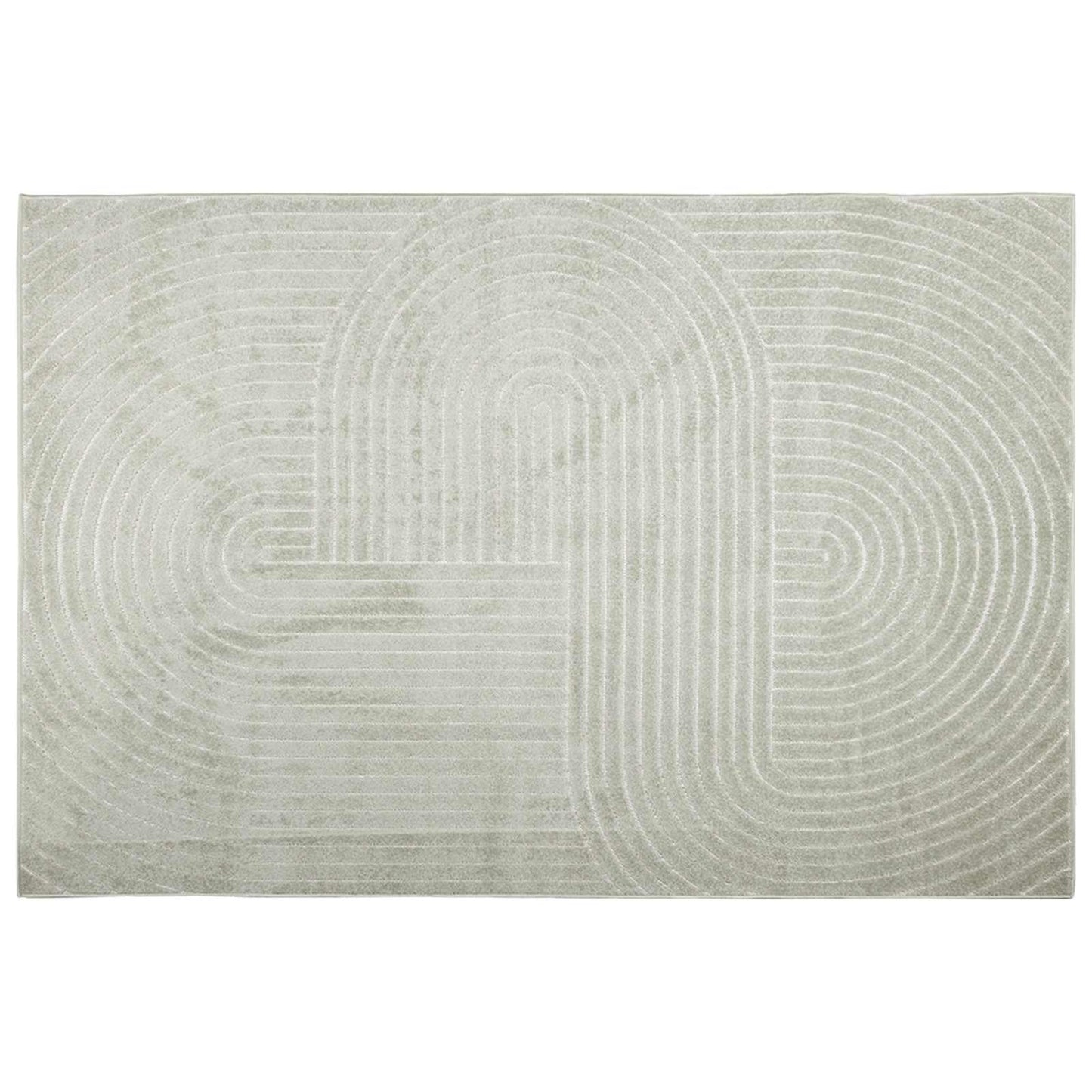Områdetæpper Rektangulær PALMERAS Grøn 200 x 280 cm Polyester