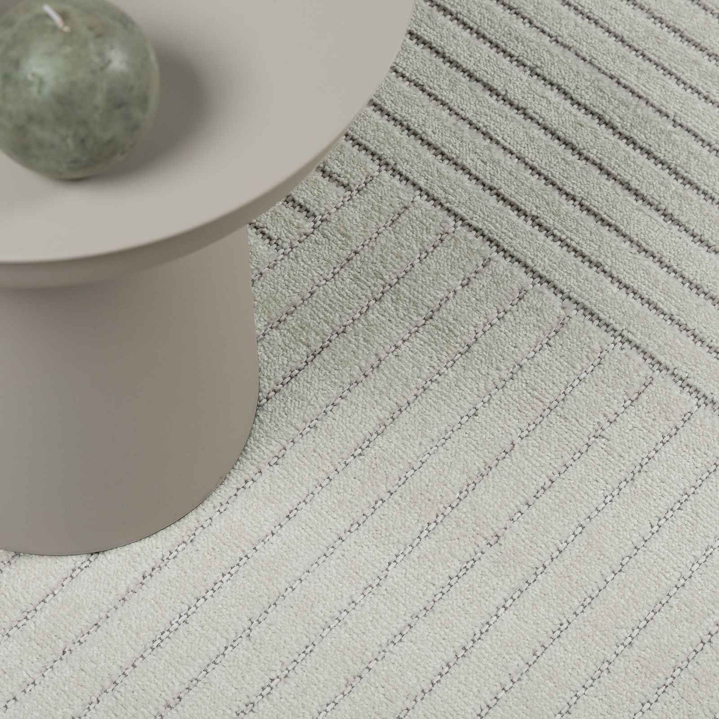 Områdetæpper Rund PALMERAS Grøn Ø 160 CM Polyester