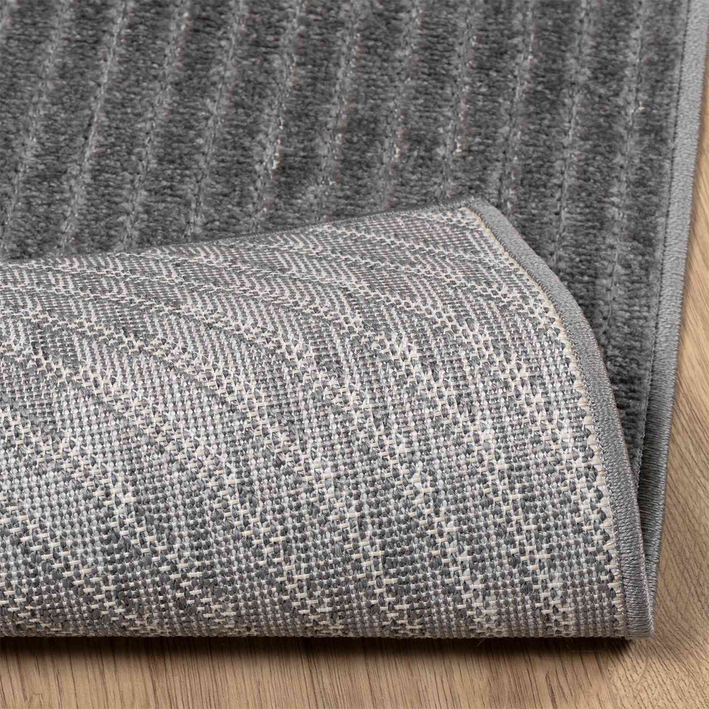 Områdetæpper PALMERAS Antracit 170 x 120 cm Polyester