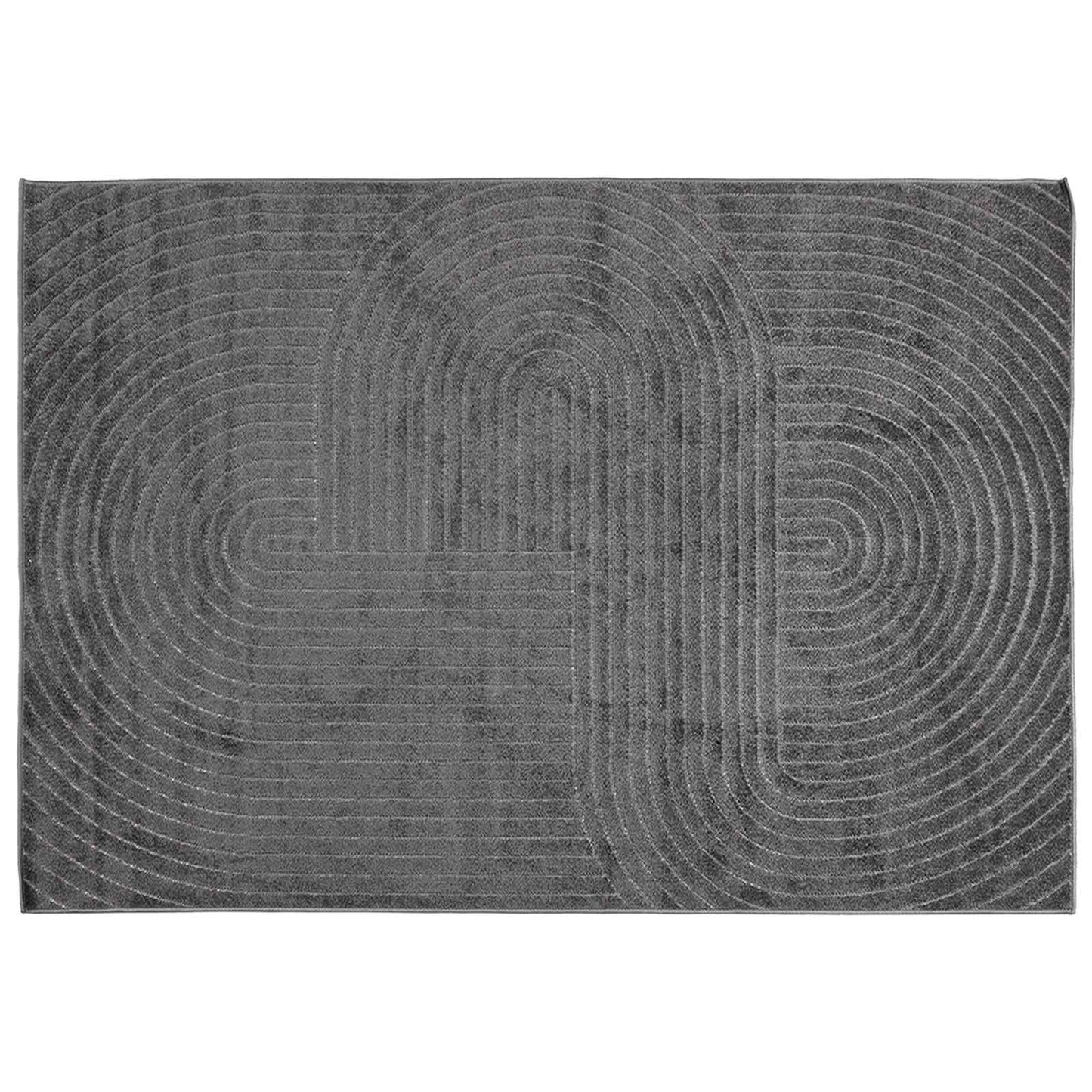 Områdetæpper PALMERAS Antracit 170 x 120 cm Polyester