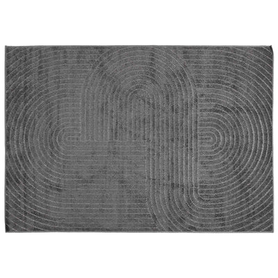 Områdetæpper PALMERAS Antracit 200 x 140 cm Polyester