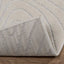 Områdetæpper Firkantet PALMERAS Creme 240 x 240 cm Polyester