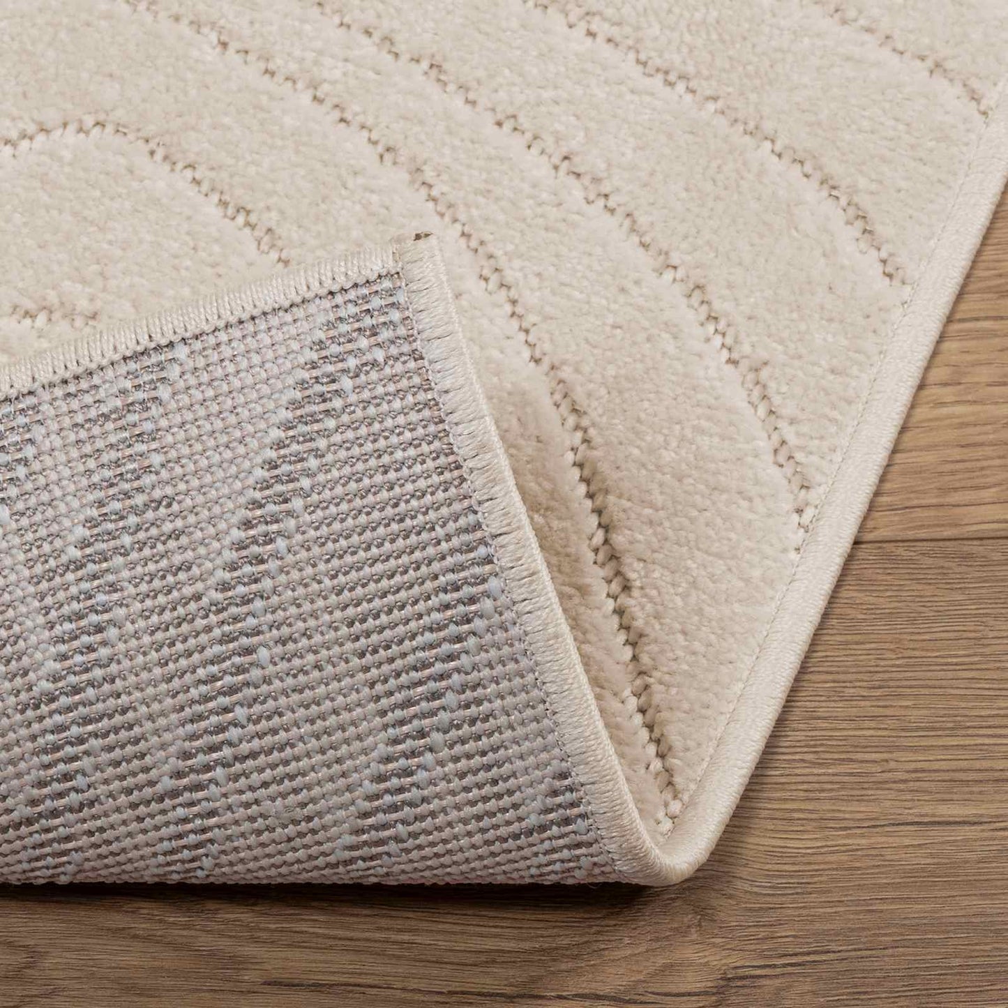 Områdetæpper Rektangulær PALMERAS Beige 200 x 280 cm Polyester