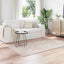 Områdetæpper Firkantet PALMERAS Beige 120 x 120 cm Polyester