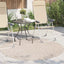 Områdetæpper Rund PALMERAS Beige Ø 120 CM Polyester