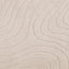 Områdetæpper Rund PALMERAS Beige Ø 120 CM Polyester
