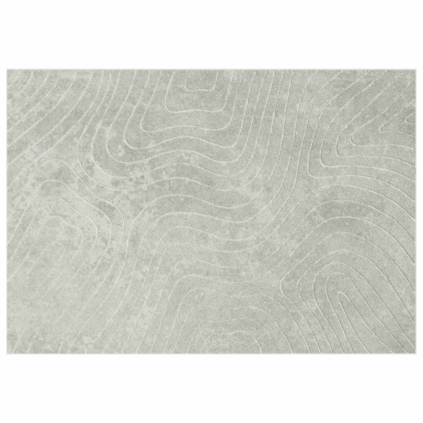 Områdetæpper Rektangulær PALMERAS Grøn 120 x 170 cm Polyester