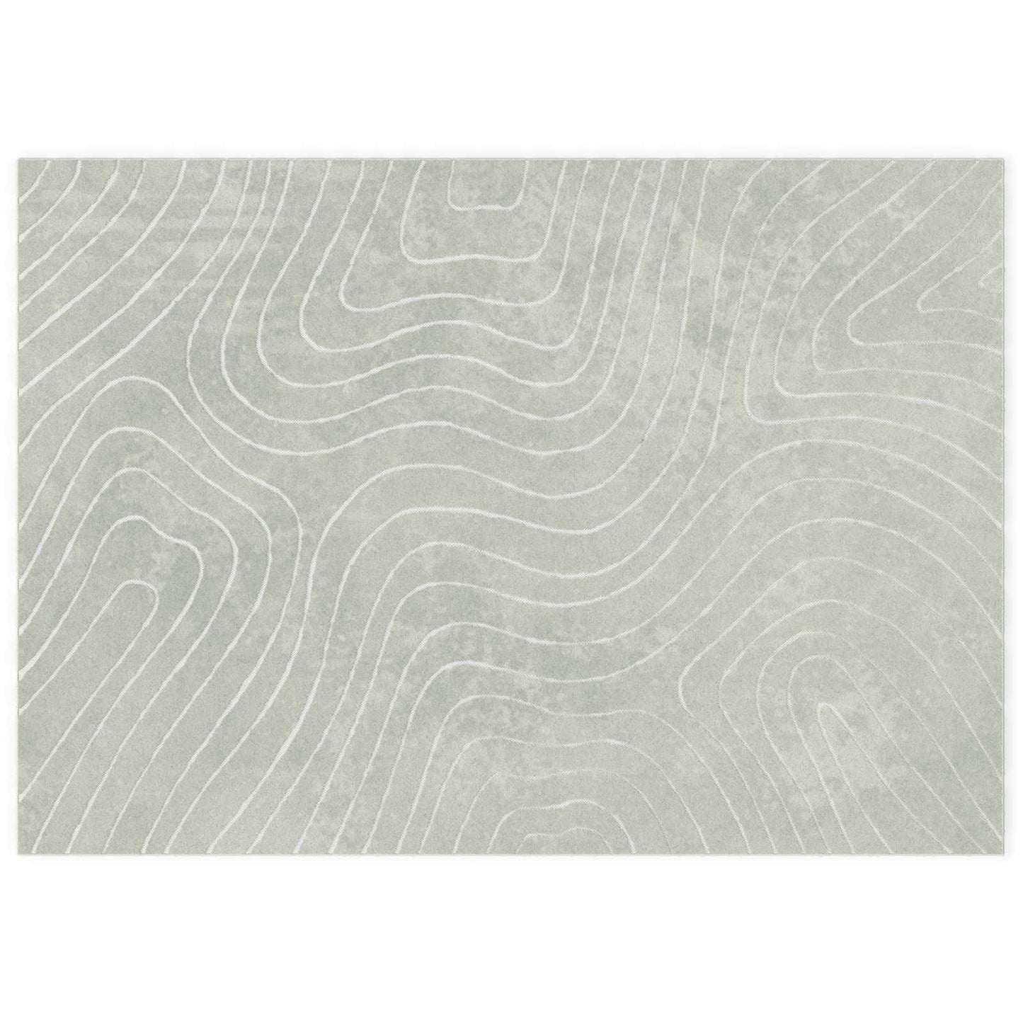 Områdetæpper Rektangulær PALMERAS Grøn 200 x 280 cm Polyester