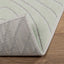 Områdetæpper Firkantet PALMERAS Grøn 240 x 240 cm Polyester