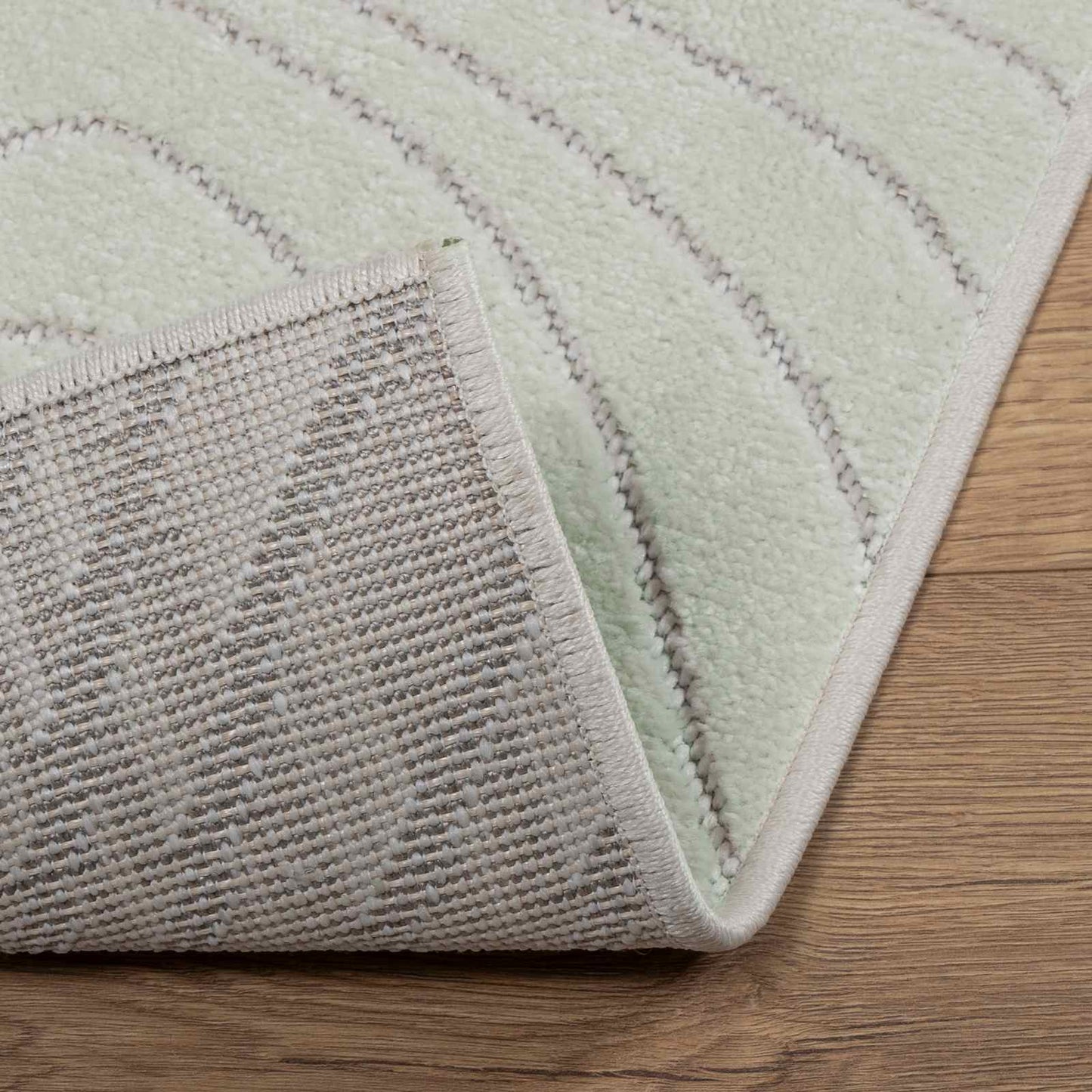 Områdetæpper Firkantet PALMERAS Grøn 240 x 240 cm Polyester