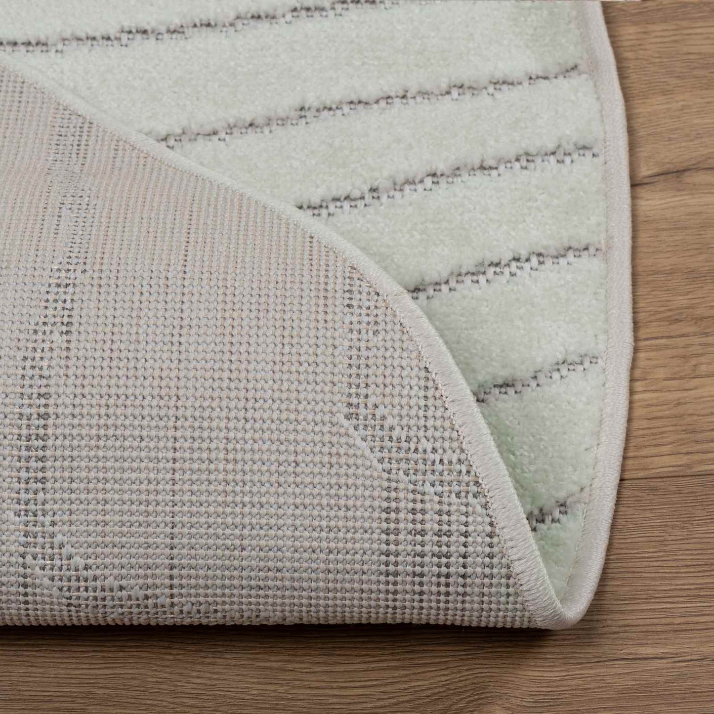Områdetæpper Rund PALMERAS Grøn Ø 120 CM Polyester