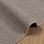Områdetæpper Rektangulær LUGO Gråbrun 80 x 150 cm Polyester
