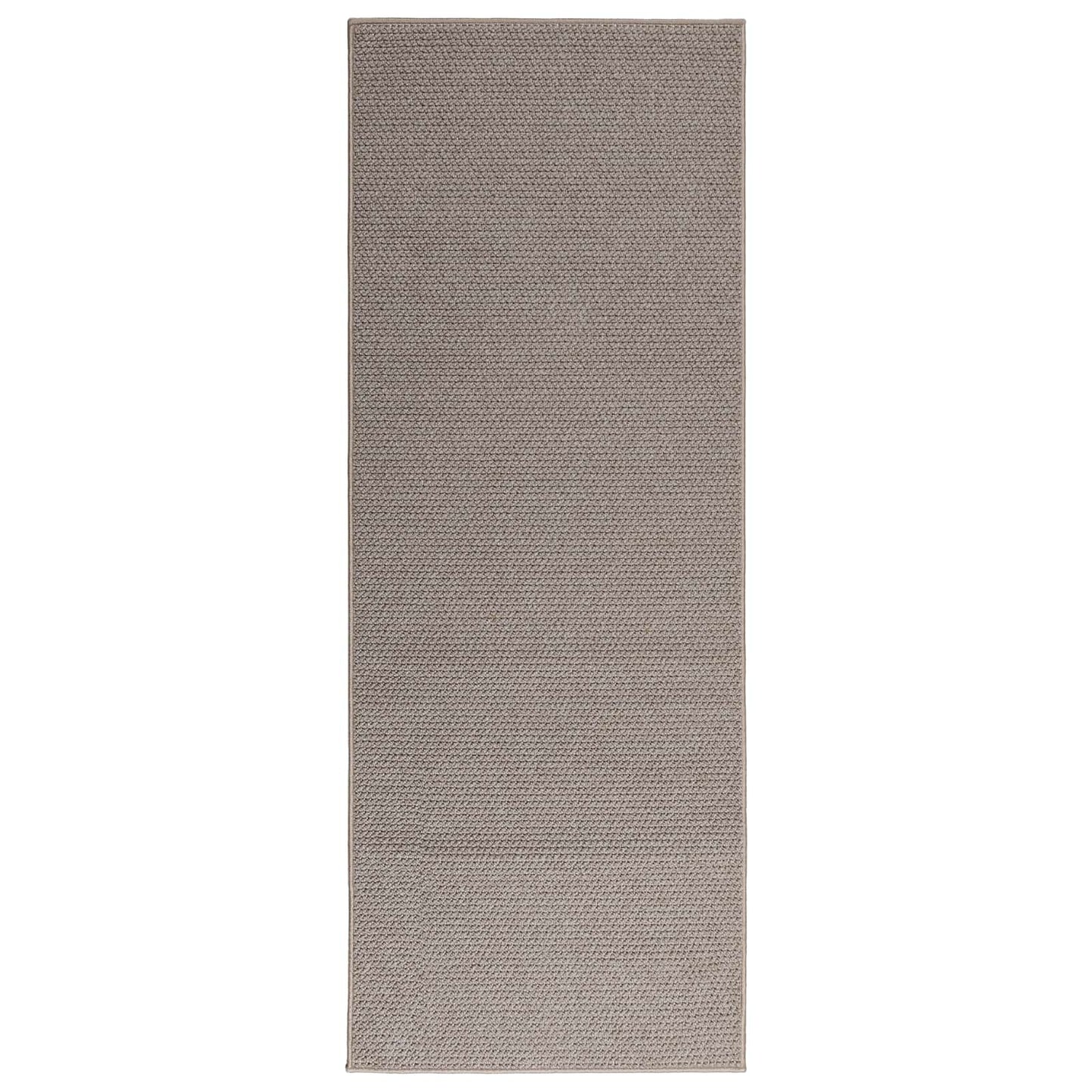 Områdetæpper Rektangulær LUGO Gråbrun 80 x 150 cm Polyester