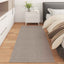 Indendørs tæppe LUGO Gråbrun 80 x 200 cm Polyester