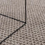 Områdetæpper Rektangulær LUGO Gråbrun 160 x 230 cm Polyester