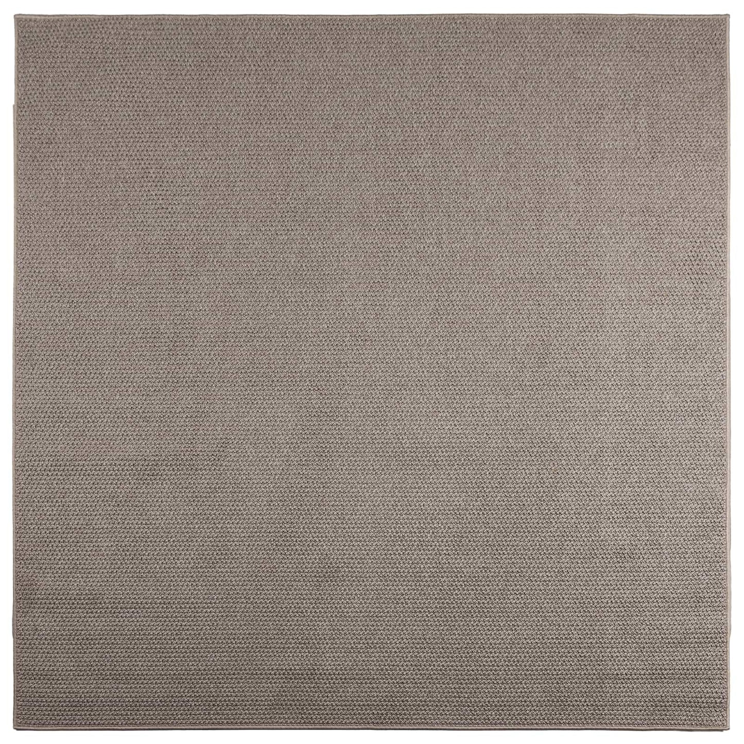 Områdetæpper Firkantet LUGO Gråbrun 240 x 240 cm Polyester