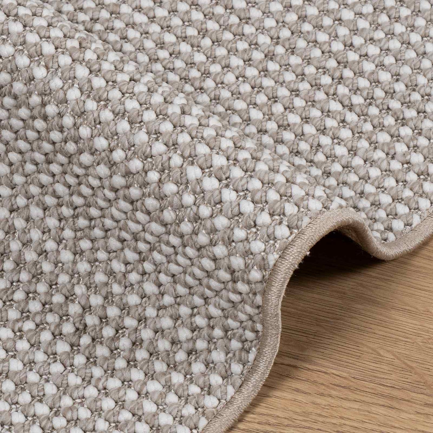 Områdetæpper LUGO Creme og Taupe 200 x 140 cm Polyester