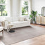 Områdetæpper LUGO Creme og Taupe 340 x 240 cm Polyester