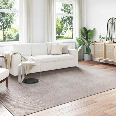 Områdetæpper LUGO Creme og Taupe 340 x 240 cm Polyester