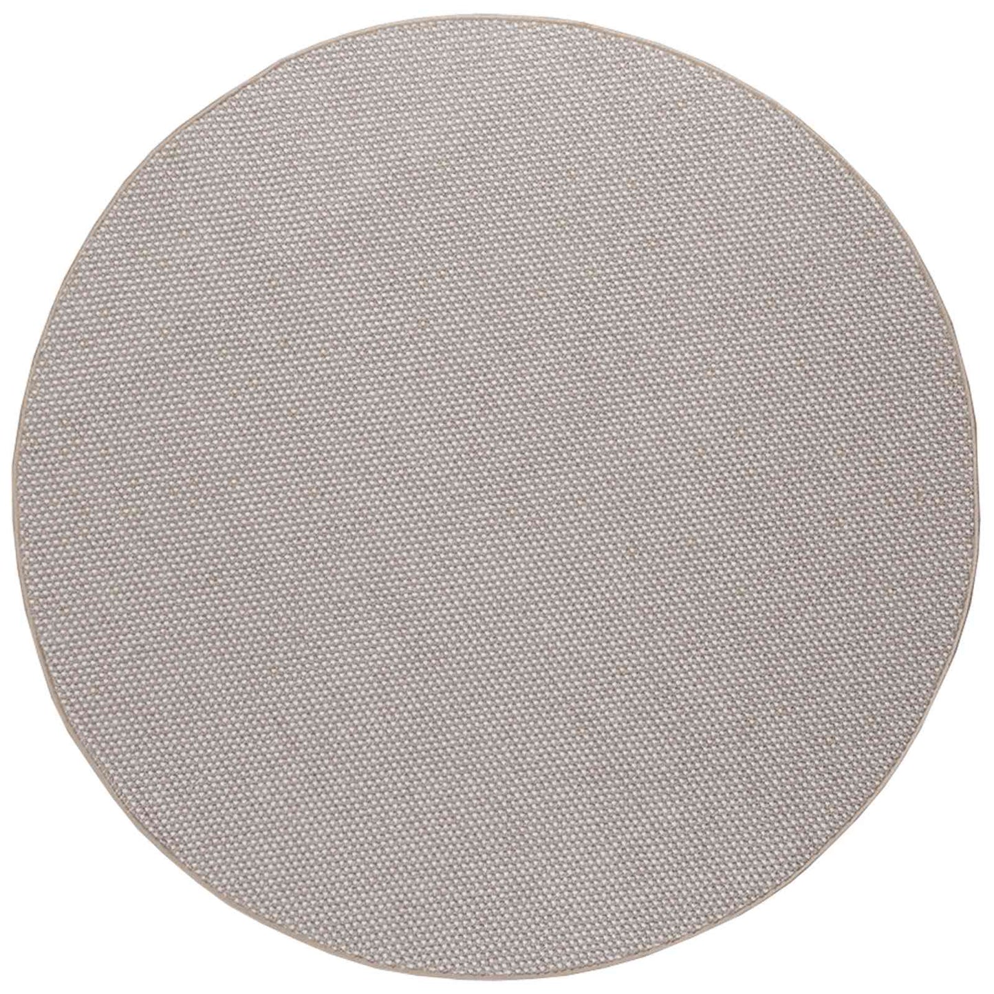 Områdetæpper Rund LUGO Creme og Taupe Ø 120 CM Polyester