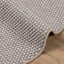 Områdetæpper Rund LUGO Creme og Taupe Ø 200 CM Polyester