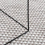 Områdetæpper LUGO Creme og grå 120 x 170 cm Polyester