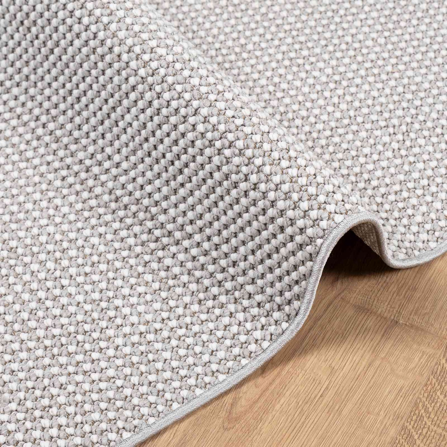 Områdetæpper LUGO Creme og grå 240 x 340 cm Polyester