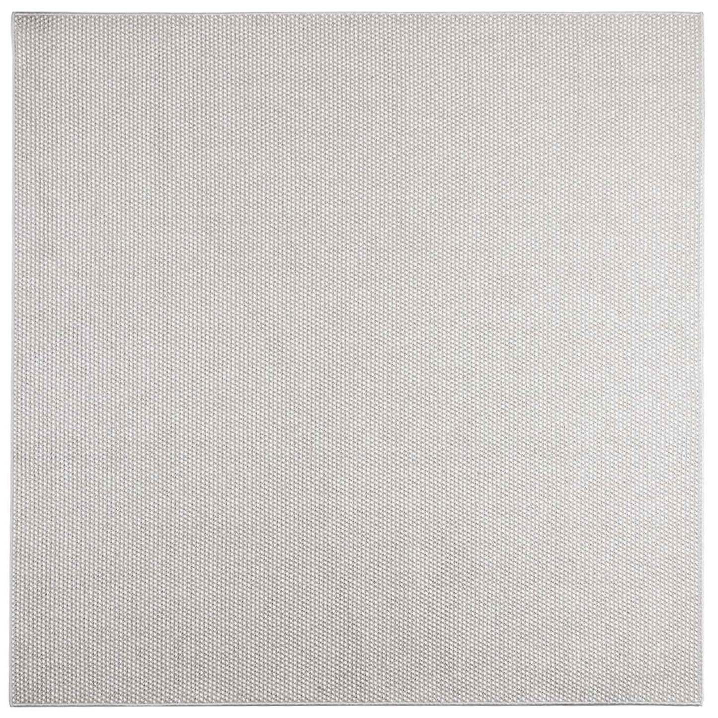 Områdetæpper Firkantet LUGO Creme og grå 200 x 200 cm Polyester