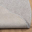 Områdetæpper Rund LUGO Creme og grå Ø 160 CM Polyester