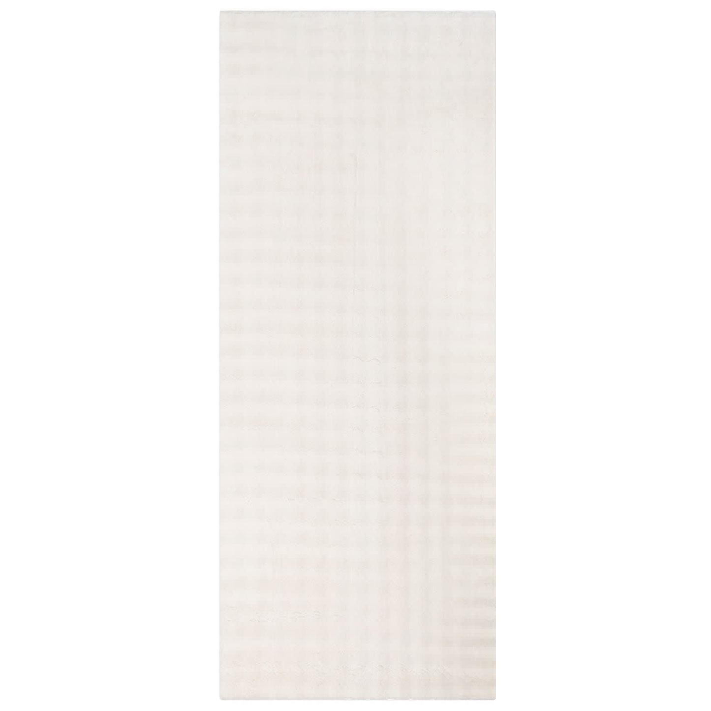 Områdetæpper Rektangulær SIROLO Creme 150 x 80 cm Polyester