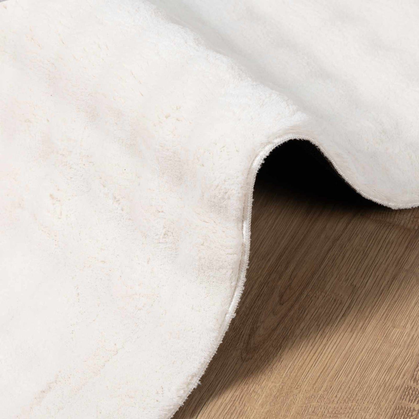 Områdetæpper Rektangulær SIROLO Creme 170 x 120 cm Polyester