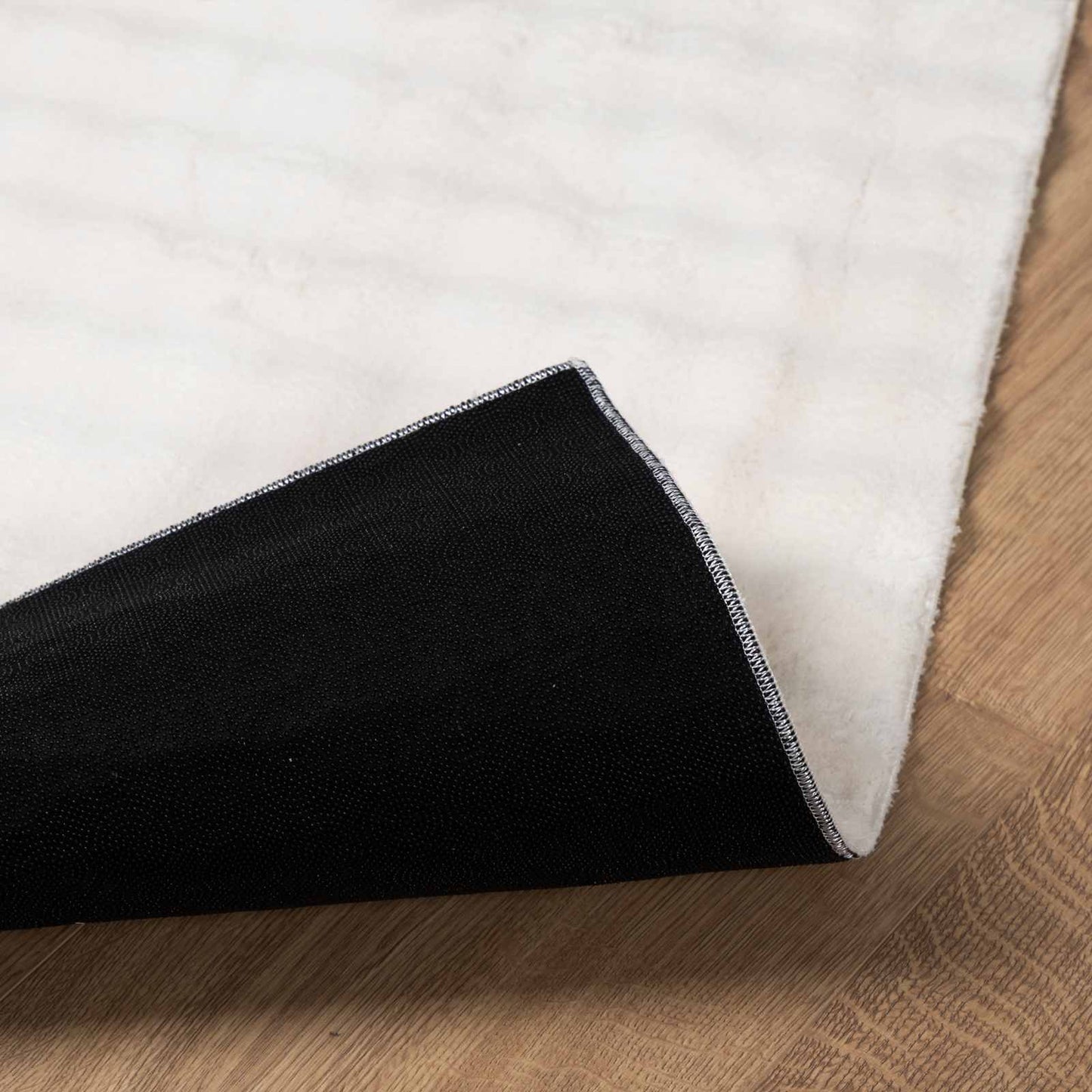 Områdetæpper Rektangulær SIROLO Creme 200 x 140 cm Polyester
