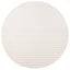 Områdetæpper Rund SIROLO Creme Ø 200 CM Polyester