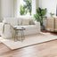 Områdetæpper Rektangulær SIROLO Beige 170 x 120 cm Polyester