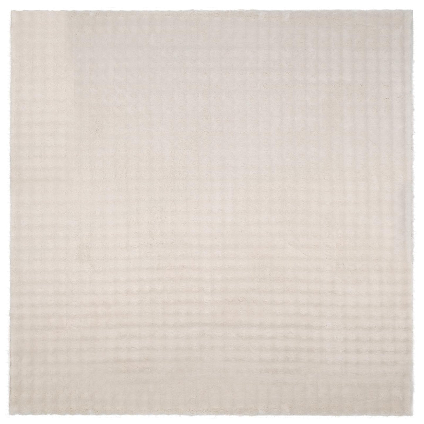 Områdetæpper Firkantet SIROLO Beige 120 x 120 cm Polyester