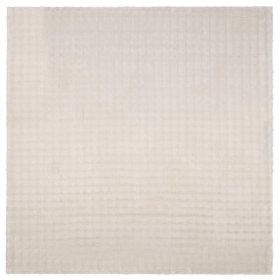 Områdetæpper Firkantet SIROLO Beige 200 x 200 cm Polyester