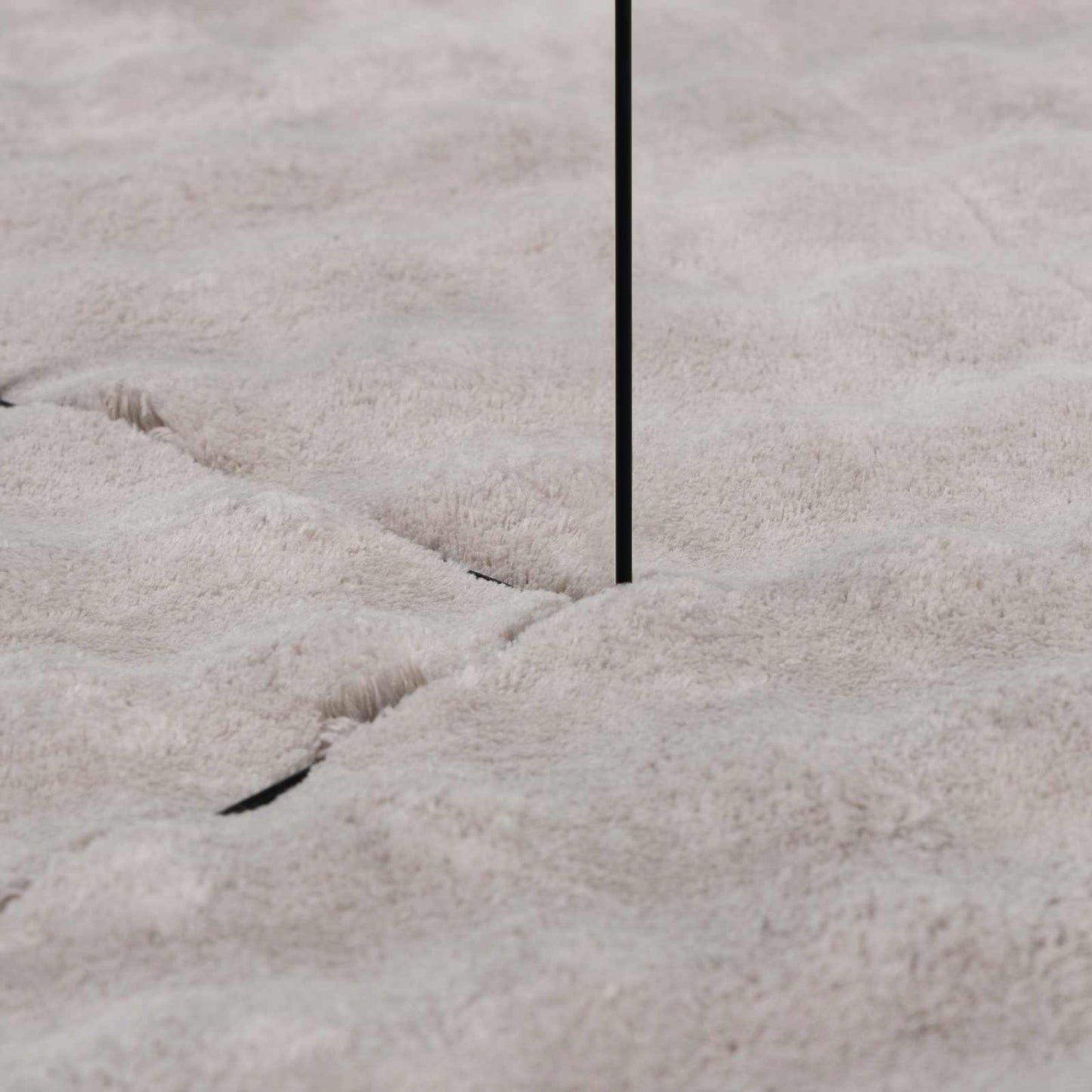 Områdetæpper Rektangulær SIROLO Sandfarvet 150 x 80 cm