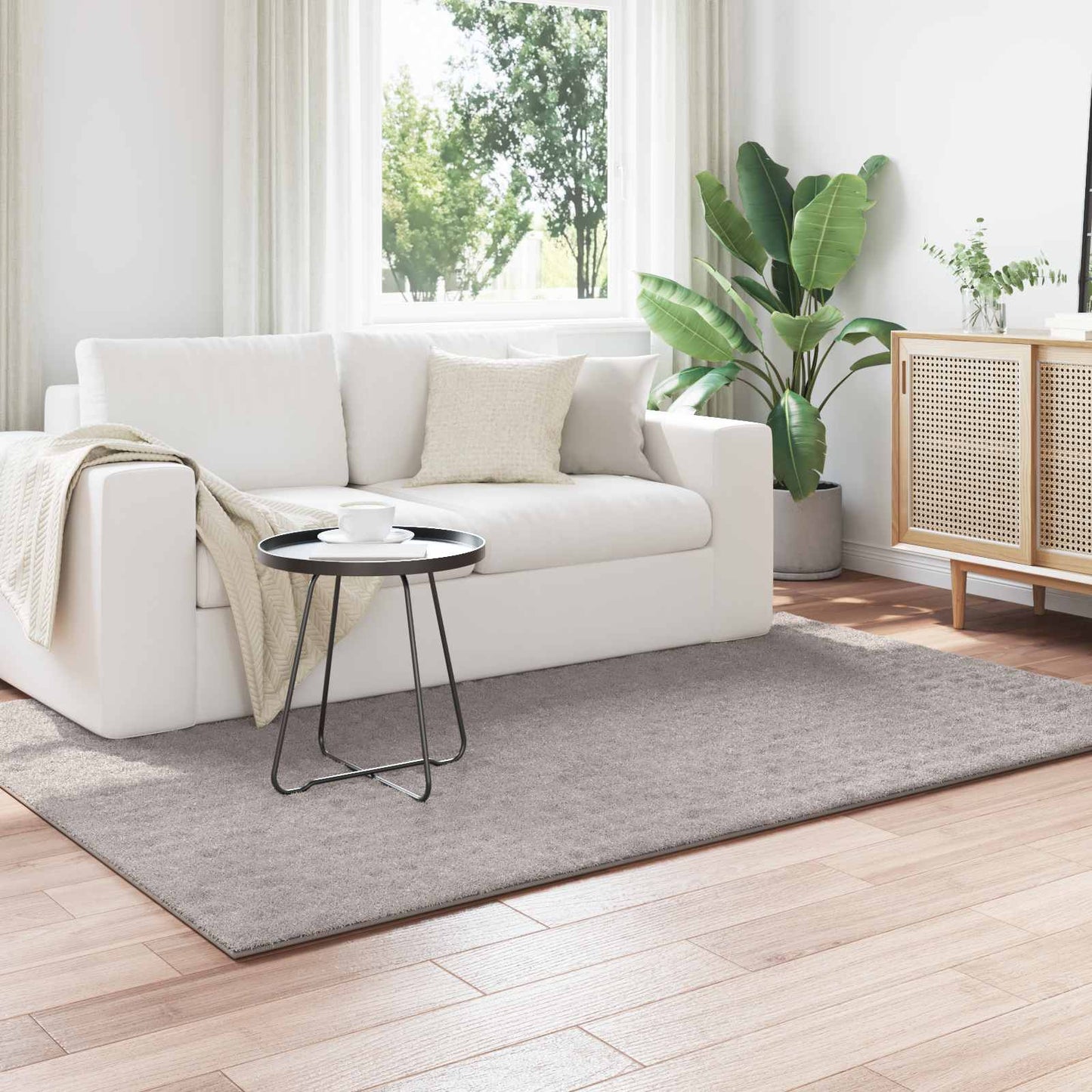 Områdetæpper SIROLO Sandfarvet 200 x 140 cm Polyester