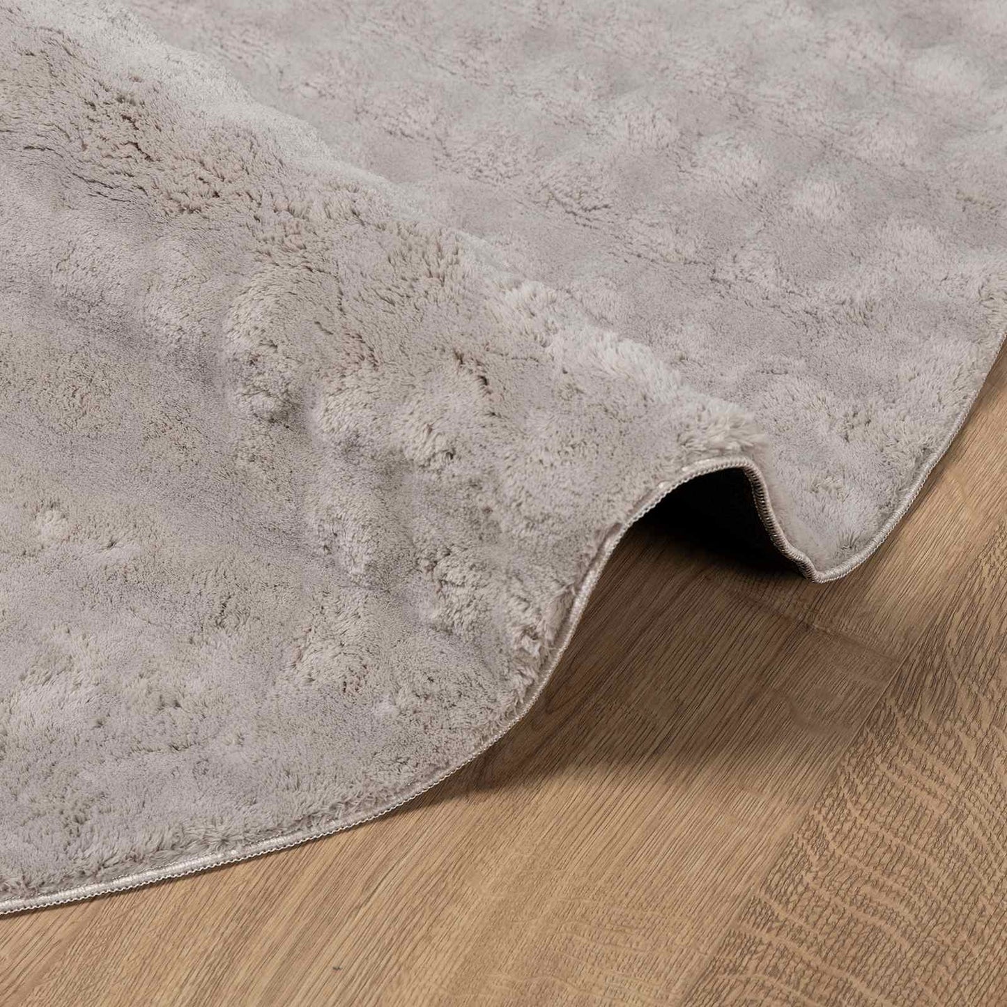 Områdetæpper Rund SIROLO Sandfarvet Ø 160 CM Polyester